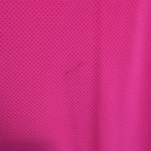 Victoria's Secret Sport Racerback Mesh Tee Medium Pink Short Sleeve Cutout Back - Picture 5 of 7